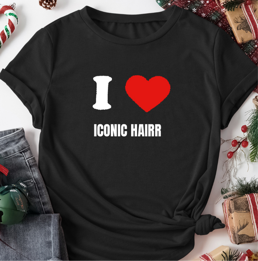 ICONIC HAIR CROP TEE
